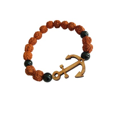 Ship Anchor Rudraksha Bracelet By Menjewell